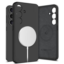 Tech-Protect Liquid Silicone MagSafe Case for Samsung Galaxy S25 - Black