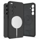 Tech-Protect Liquid Silicone MagSafe Case for Samsung Galaxy S25 - Black