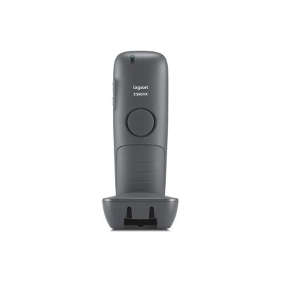 10. Gigaset E560HX int. handset with Gro button and charging cradle - platinum