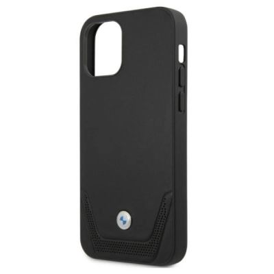 6. BMW Leather Perforate Case for iPhone 12 / iPhone 12 Pro - Black
