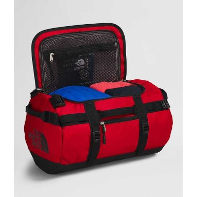 4. The North Face Base Camp Duffel XS travel bag - tnf red/tnf black