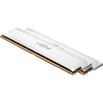 2. DDR5 memory 64GB PC 6400 CL36 KIT (2x32GB) Crucial Pro white intern retail