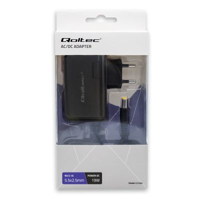 7. QOLTEC PLUG-IN POWER SUPPLY 19W | 9V | 2.1A | 5.5*2.5