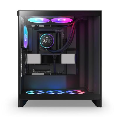 6. NZXT Kraken Elite 420 RGB Processor All-in-One Liquid Cooler 14cm Black 1 pc.