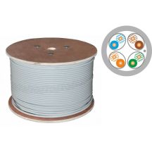 Alantec U/FTP Cat.6A Network Cable, LSOH, Dca 4x2x23 AWG, 10Gb/s, 700 MHz, Gray, 500m (KIF6ALSOH500D)