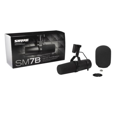 8. Shure SM7B - Dynamic, cardioid, voice-over microphone - radio