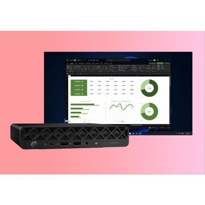18. HP ProDesk 4 Mini G1i AI Intel Core Ultra 5 235T 16GB DDR5-SDRAM 512GB SSD Windows 11 Pro Mini PC AI PC Black