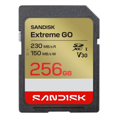 Sandisk Extreme Go SD UHS-I 256GB SD 230MB/s(R) / 150MB/s(W)