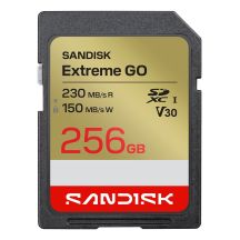 Sandisk Extreme Go SD UHS-I 256GB SD 230MB/s(R) / 150MB/s(W)
