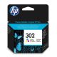 2. HP ink color HP 302, HP302=F6U65AE, 165 pages, 4 ml