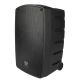 3. V-TONE BQ12 GO MP3 - Active speaker, rechargeable, black, Bluetooth, TWS, USB, SD, DSP, AUX, infrared remote control, 2x wireless microphones, extendable handle, transport wheels set