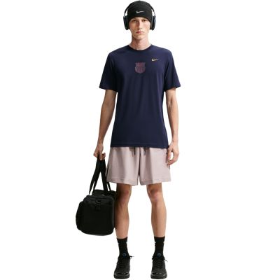 6. Nike FC Barcelona Men's T-Shirt Navy Blue IQ5030 498