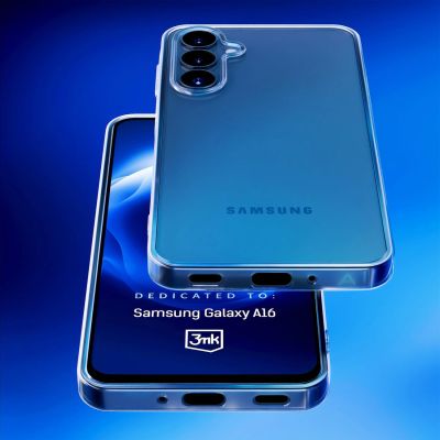 5. 3mk Clear Case for Samsung Galaxy A16 - transparent