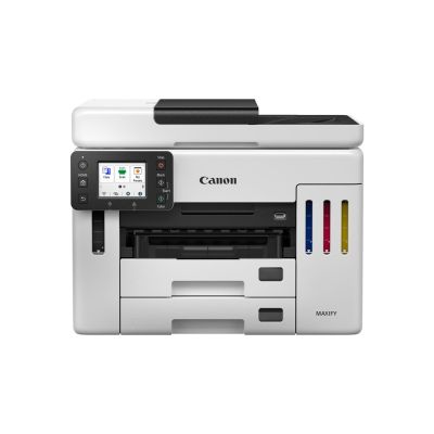 24. Canon MAXIFY GX 7150 Printer, Inkjet, Color Printing, 600 x 1200 DPI, A4, Direct Print, White
