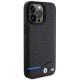 4. BMW Leather Carbon case for iPhone 15 Pro Max - black