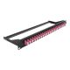 DeLOCK Optical Front Panel 19", 24 Port LC Duplex, Purple