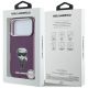 8. Karl Lagerfeld IML Ikonik Sketch Print MagSafe Case for iPhone 18 Pro / 17 Pro – burgundy