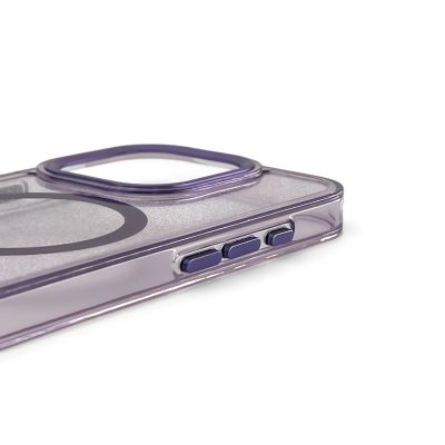 3. Glitter Case MagSafe for iPhone 16 Plus - purple with glitter