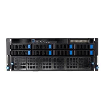10. Asus Rack Platform (4U) ESC8000A-E12 AMD Epyc 9004 (8x NVMe/SATA HS, 1xM.2, 2x10Gbe, IPMI, 2+2 3000W)