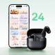 16. Baseus Bass EP10 TWS wireless in-ear headphones with ANC - black