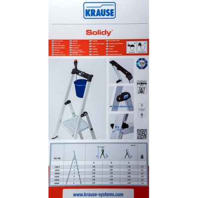 2. SOLIDY KRAUSE 4-step free-standing ladder