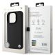 8. BMW Leather Hot Stamp MagSafe iPhone 16 Pro Max Case - Black