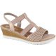 30. Comfortable wedge sandals Remonte W RKR667, pink gold
