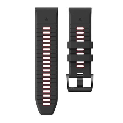 5. Tech-Protect IconBand Pro Strap for Garmin Fenix 3 / 5X / 3HR / 5X Plus / 6X / 6X Pro / 7X - Black/Red