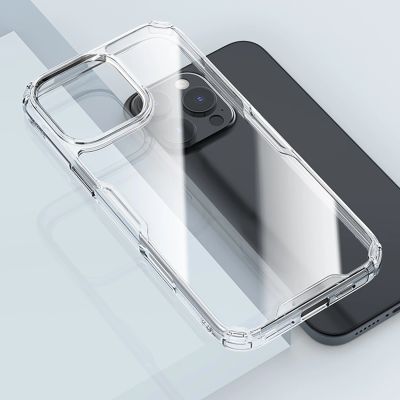 8. Nillkin Nature Pro Case for iPhone 16 Pro - transparent and white