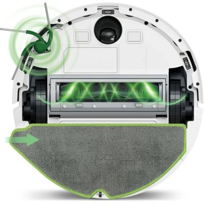 6. Roomba 115 Combo Robot Vacuum Cleaner with Auto Empty Station, White