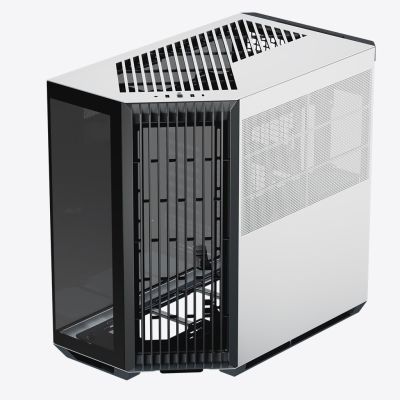2. APNX V1 Case, Midi-Tower, ATX, Tempered Glass, Black and White
