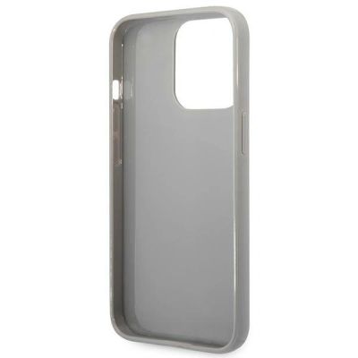 7. Karl Lagerfeld Karl Lagerfeld Monogram Iridescent case for iPhone 14 Pro - silver