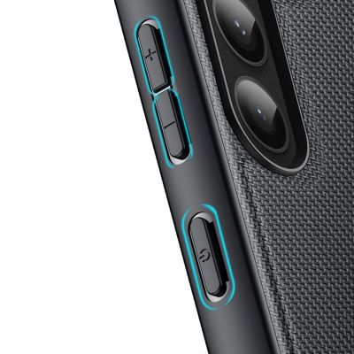 6. Dux Ducis Fino case Samsung Galaxy S23+ cover with silicone frame black