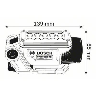 5. Bosch GLI DeciLED Professional LED Blue, Gray