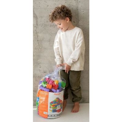 7. Marioinex "junior bricks" building blocks, 110 pieces