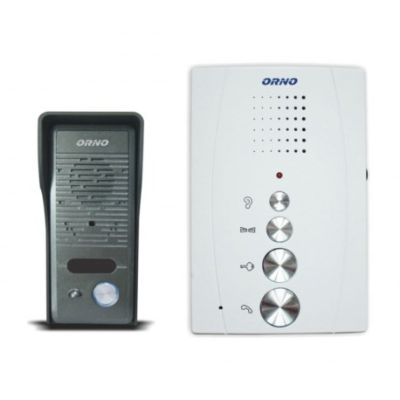 2. ORNO INTERCOM KIT, SINGLE-FAMILY HANDS-FREE, WHITE, ELUVIO &&