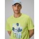 3. Men's oversized printed T-shirt 4F 4FWSS26TTSHM2784-42S