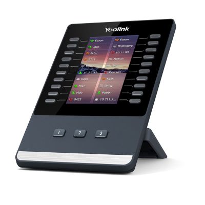 2. Yealink EXP43 Add-on IP Module Black, Gray, 23 Buttons
