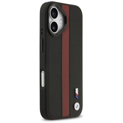 4. BMW M Perforated Stripe Logo MagSafe Case for iPhone 17 - Red
