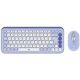 Logitech Pop Icon Combo Keyboard Mouse Included Universal Bluetooth QWERTY Turkish Lilac, White