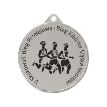 Laser-engraved steel medal – RMI