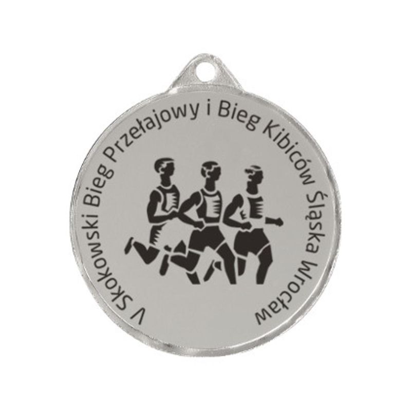 Laser-engraved steel medal – RMI