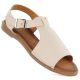 Beige women's leather sandals Cambell 19391