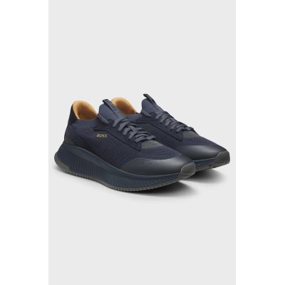 5. Men's shoes BOSS SNEAKER TTNM EVO_SLON_KNRSD OPEN BLUE (50523113-475)