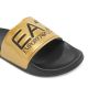 3. Emporio Armani EA7 Men's Sports Slides Black/Gold - 7X000108-AF15118-MZ097