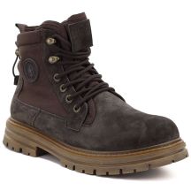 Men's brown leather unlined boots Big Star UU174254