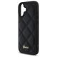 6. Guess Quilted Metal Logo iPhone 16 Plus Case - Black