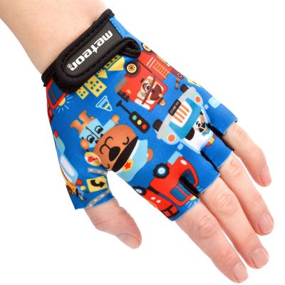 8. Meteor Safe City Junior Cycling Gloves 26178-26179-26180