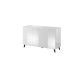 8. 2D REJA chest of drawers white gloss/white gloss