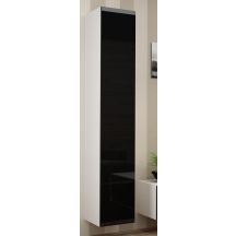VIGO full display cabinet '180' 180/40/30 white/black half
